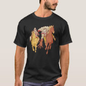 Knights and Horses - Medieval Crusader Renaissance T-shirt (Voorkant)
