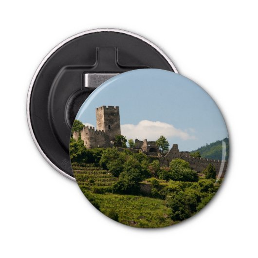 Knight's Castle in Wachau Austria Button Flesopener (Voorkant)