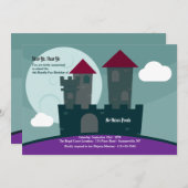 Knight's Castle Uitnodiging (Voorkant / Achterkant)