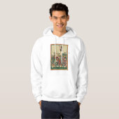 Knights Charging, 14e-eeuwse Codex Manesse Hoodie (Voorkant volledig)