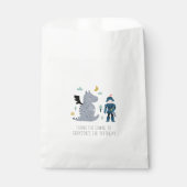 Knights & Dragons Anniversaire Favoriser les sacs (Devant)