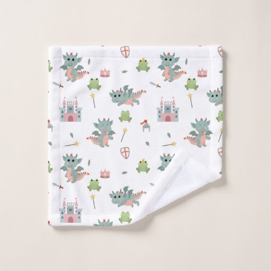 Knights Fairytale Médiéval Castle Nursery (Gant de toilette)