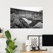 Knight's Ferry Bridge Poster (Thuiskantoor)