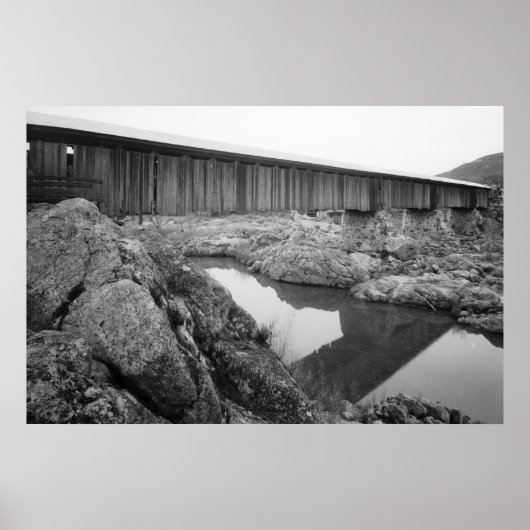 Knight's Ferry Bridge Poster (Voorkant)