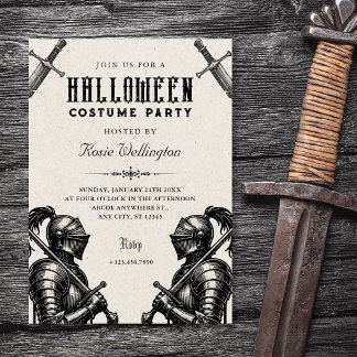 Knights medieval Halloween costume party Kaart