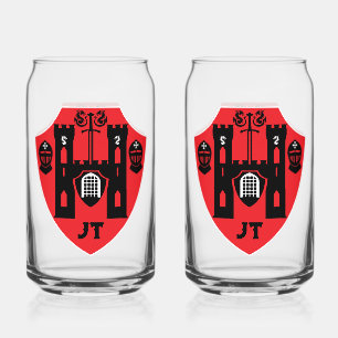  Knights Shield Blikvorm Glas
