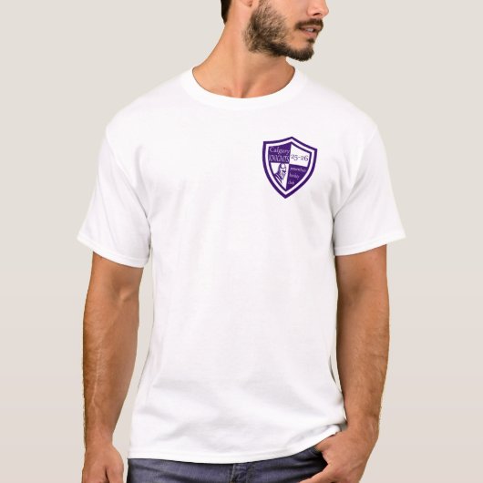 knights shield t-shirt (Voorkant)