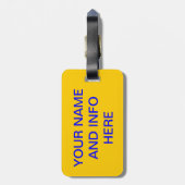 KNIGHTS TEMPLAR BAGAGELABEL (Achterkant verticaal)