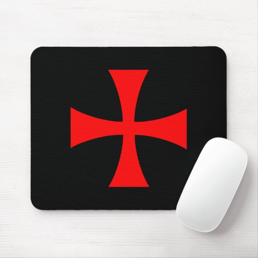 Knights Templar Cross Catholic Christian Order The Muismat (Met muis)