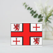 KNIGHTS TEMPLAR FLAG BRIEFKAART (Staand voorkant)