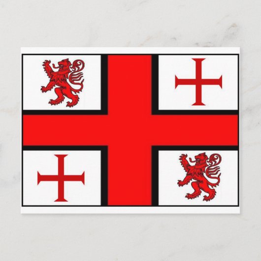 KNIGHTS TEMPLAR FLAG BRIEFKAART (Voorkant)