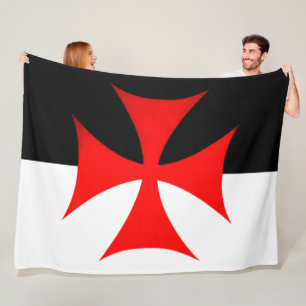 KNIGHTS TEMPLAR FLEECE DEKEN