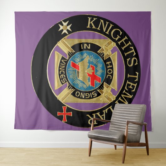 KNIGHTS TEMPLAR WANDKLEED (In Situ (horizontaal))