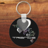 Knijdig hart. trance. sleutelhanger (Voorkant)