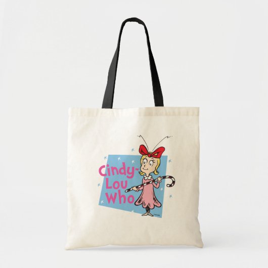 knijpen | Cindy-Lou Who - Candy Cane Tote Bag (Voorkant)