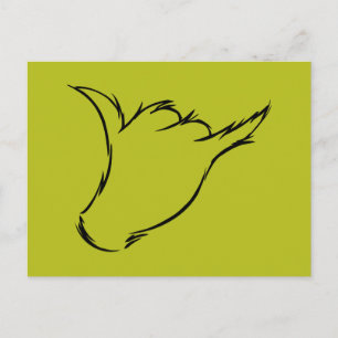 knijpen Het Mean Machine T-shirt Briefkaart