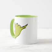 knijpen | Het Mean Machine T-shirt Mok (Voorkant links)