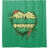 knijpen | Kerstofferte Douchegordijn (Voorkant)