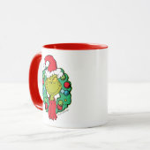 knijpen | Kerstvakantie krans Mok (Voorkant links)