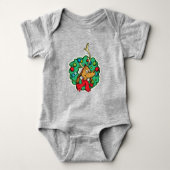 knijpen | Max Kerstkrans Romper (Voorkant)