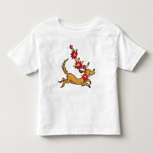 knijpen | Max Kerstmis Pointsettia Kinder Shirts (Voorkant)