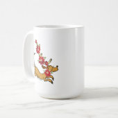 knijpen | Max Kerstmis Pointsettia Koffiemok (Voorkant links)