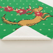 knijpen | Max Kerstmis Pointsettia Sherpa Deken (3/4)