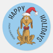 knijpen | Max Santa | Christmas Gift Label (Voorkant)