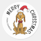 knijpen | Max Santa | Christmas Gift Label (Voorkant)