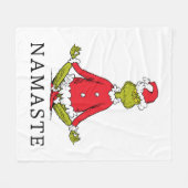 knijpen | Namaste Sinterklaas Fleece Deken (Voorkant (Horizontaal))