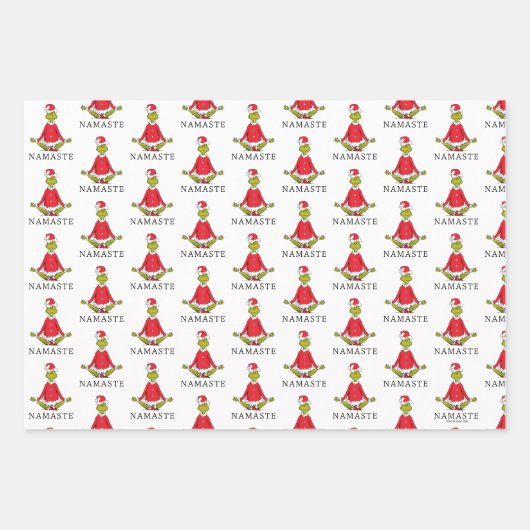 knijpen | Namaste Sinterklaas Inpakpapier Vel (Voorkant 2)