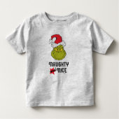 knijpen | Ondeugend en Nice Kinder Shirts (Voorkant)