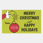 knijpen | Van het Label van de Kerstmisgift (Voorkant)