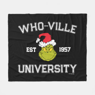 knijpen   Who-ville University EST 1957 Fleece Deken