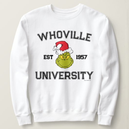 knijpen | Whoville University EST 1957 Trui (Design voorkant)