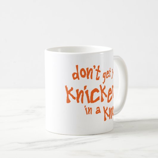 Knikkels Koffiemok (Voorkant rechts)