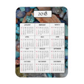 Knikkers en stenen 2018 Kalender Magneet (Verticaal)