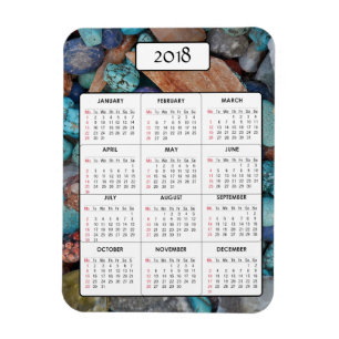 Knikkers en stenen 2018 Kalender Magneet
