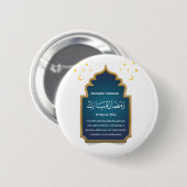 Knip Eid Mubarak Ronde Button 5,7 Cm (Voorkant /achterkant)