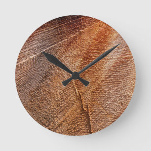 Knip hout ronde klok