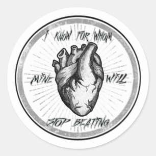 Knip me Open V2 Ronde Sticker