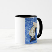 Knip mijn 'tummy kelpie dog'-ontwerp mok (Voorkant rechts)