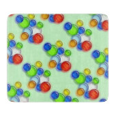 Knipbord - gekleurde bubbels snijplank (Voorkant)