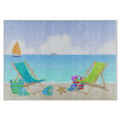 Knipinrichting voor elk strand (11 x 8 inch) snijplank (Voorkant)