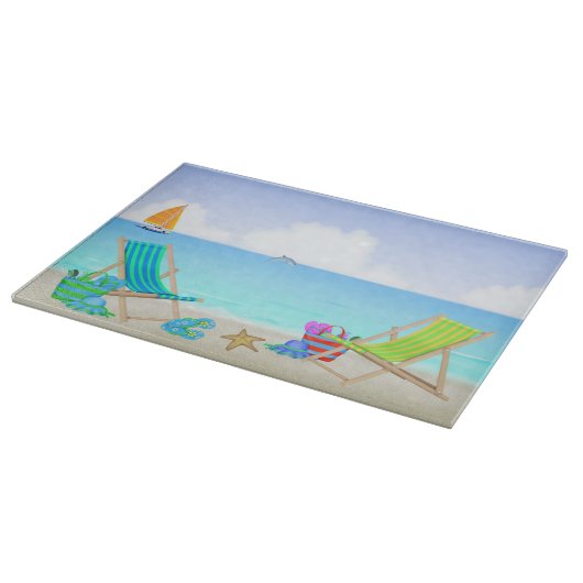 Knipinrichting voor elk strand (15 x 11 inch) snijplank (Hoek)