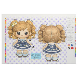 Kniplollie knip & naai voor kinderen voor beginner stof