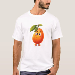 Knipogend Mango Mascotte T-shirt