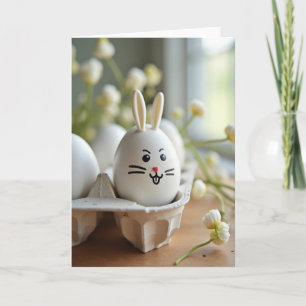 Knipogende Paascadeauscènekaart Kaart