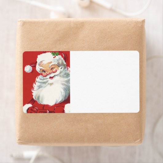Knipoog van Santa Etiket (Insitu)