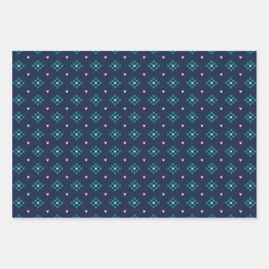 Knippapierset van 3 inpakpapier vel (Voorkant 3)